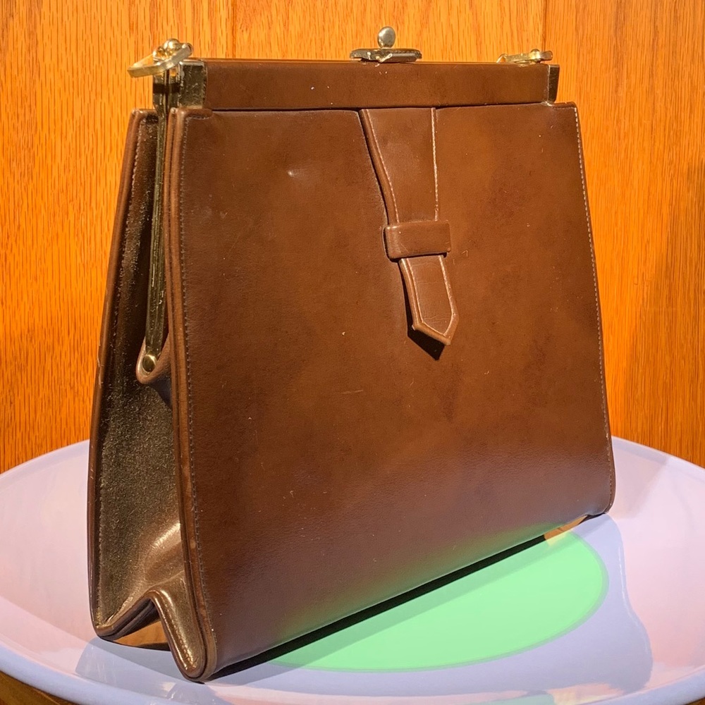 Light brown evening bag dinner party formal event